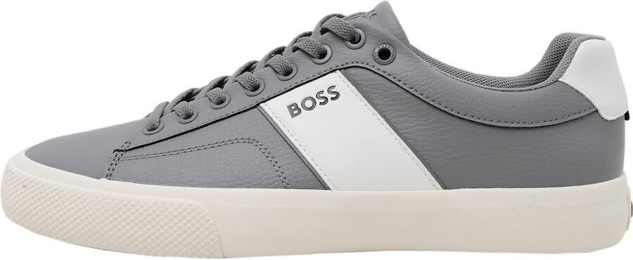 BOSS Sneakers laag 'Aiden' basaltgrijs wit