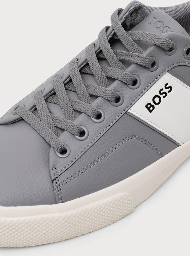 BOSS Sneakers laag 'Aiden' basaltgrijs wit - Foto 2
