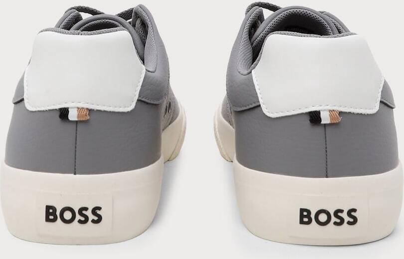 BOSS Sneakers laag 'Aiden' basaltgrijs wit - Foto 5