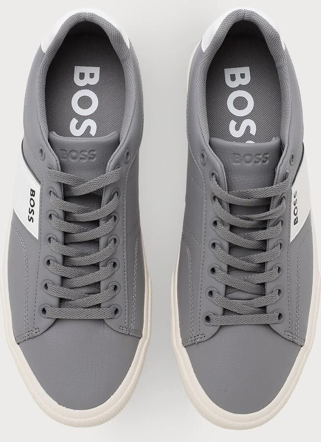 BOSS Sneakers laag 'Aiden' basaltgrijs wit - Foto 3
