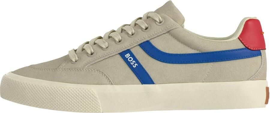 BOSS Sneakers laag 'Aiden' beige royal blue koningsblauw rood