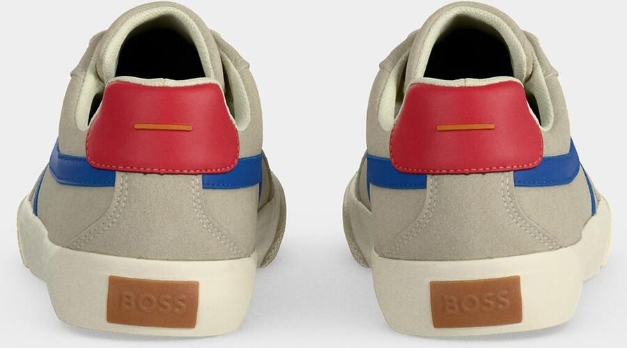 BOSS Sneakers laag 'Aiden' beige royal blue koningsblauw rood - Foto 3