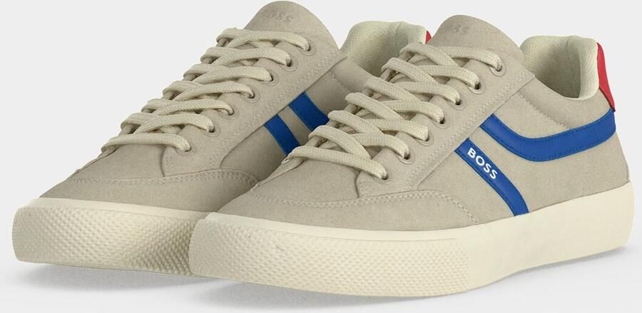 BOSS Sneakers laag 'Aiden' beige royal blue koningsblauw rood - Foto 4