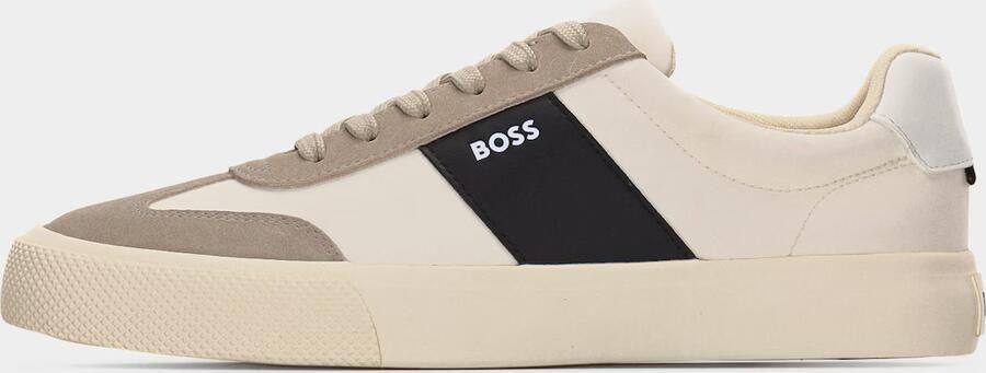 BOSS Sneakers laag 'Aiden Tenn' beige donkerbeige zwart wit - Foto 2