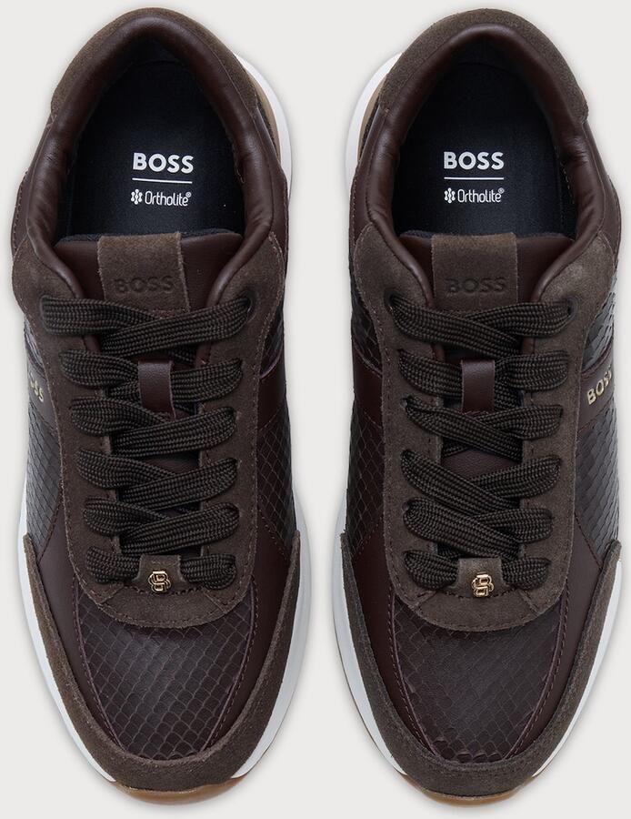 BOSS Sneakers laag bruin - Foto 2