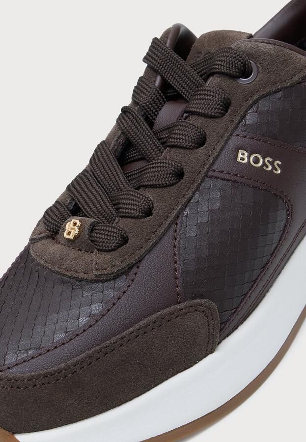 BOSS Sneakers laag bruin - Foto 3