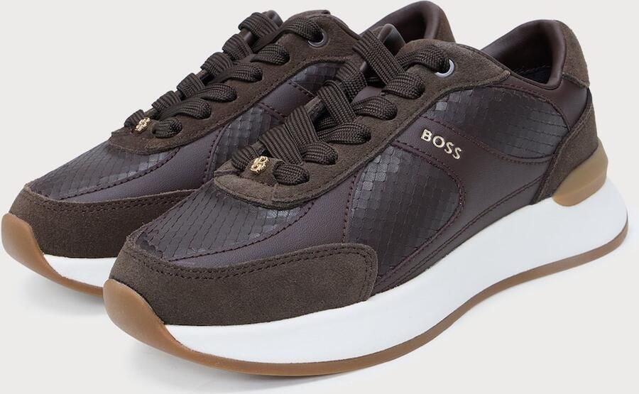 BOSS Sneakers laag bruin - Foto 4