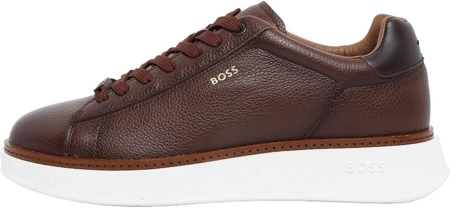 BOSS Sneakers laag 'Bulton Runn' chocoladebruin