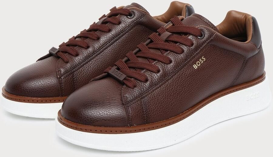 BOSS Sneakers laag 'Bulton Runn' chocoladebruin - Foto 4