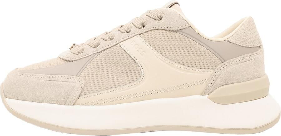 BOSS Sneakers laag crème