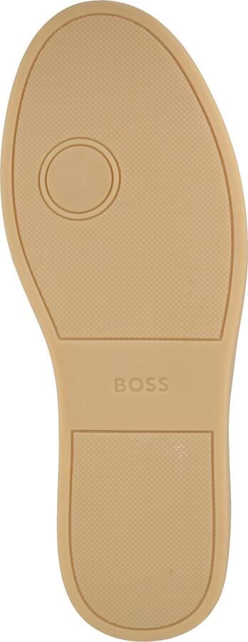 Boss Low-top-sneakers van echt rundleer Model 'KIERAN_TENN' - Foto 4