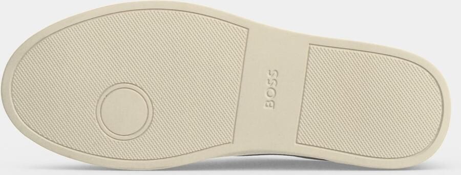 Boss Sneakers van rundleer met labeldetail model 'Kieran' - Foto 7
