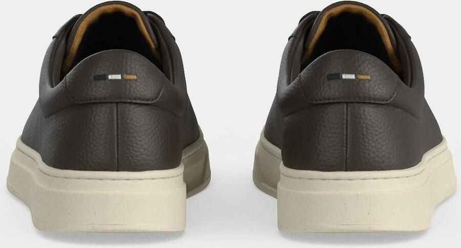 Boss Sneakers van rundleer met labeldetail model 'Kieran' - Foto 9