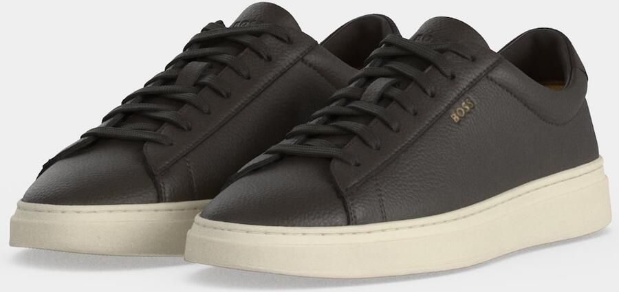 Boss Sneakers van rundleer met labeldetail model 'Kieran' - Foto 10
