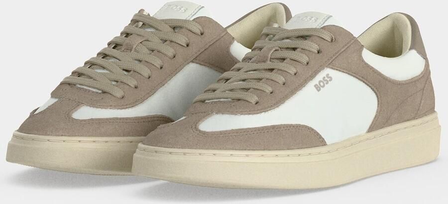 Boss Sneakers van echt leer met labelopschrift - Foto 12