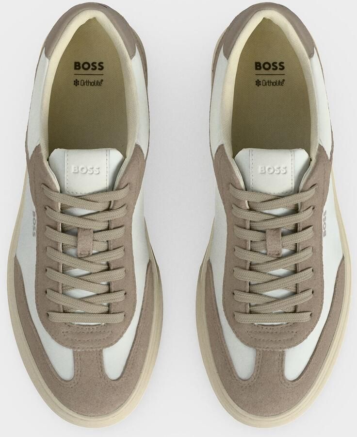Boss Sneakers van echt leer met labelopschrift - Foto 10