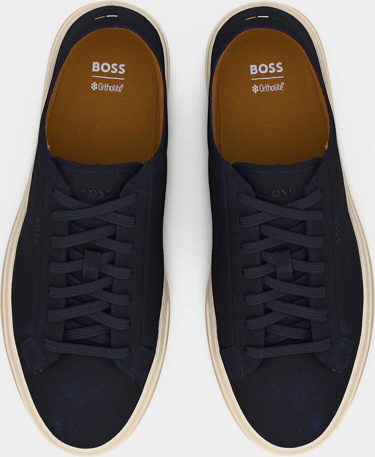 Boss Low top sneakers van puur rundleernubuck Model 'Kieran_Tenn_wcsd' - Foto 3