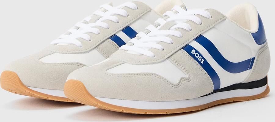 BOSS Sneakers laag 'Levon' taupe blauw wit - Foto 7