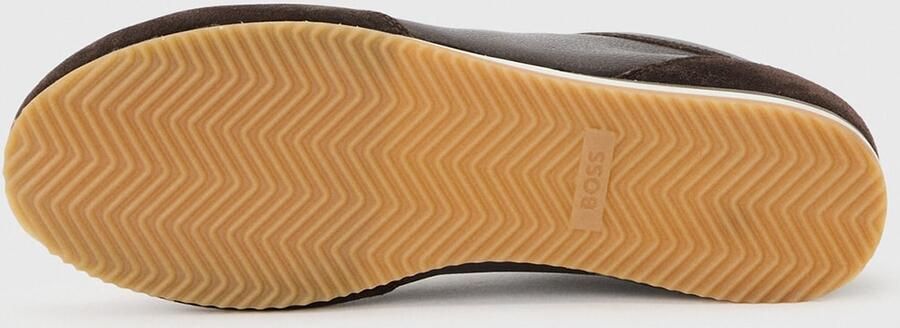 BOSS Sneakers laag 'Lineor' donkerbruin goud - Foto 5
