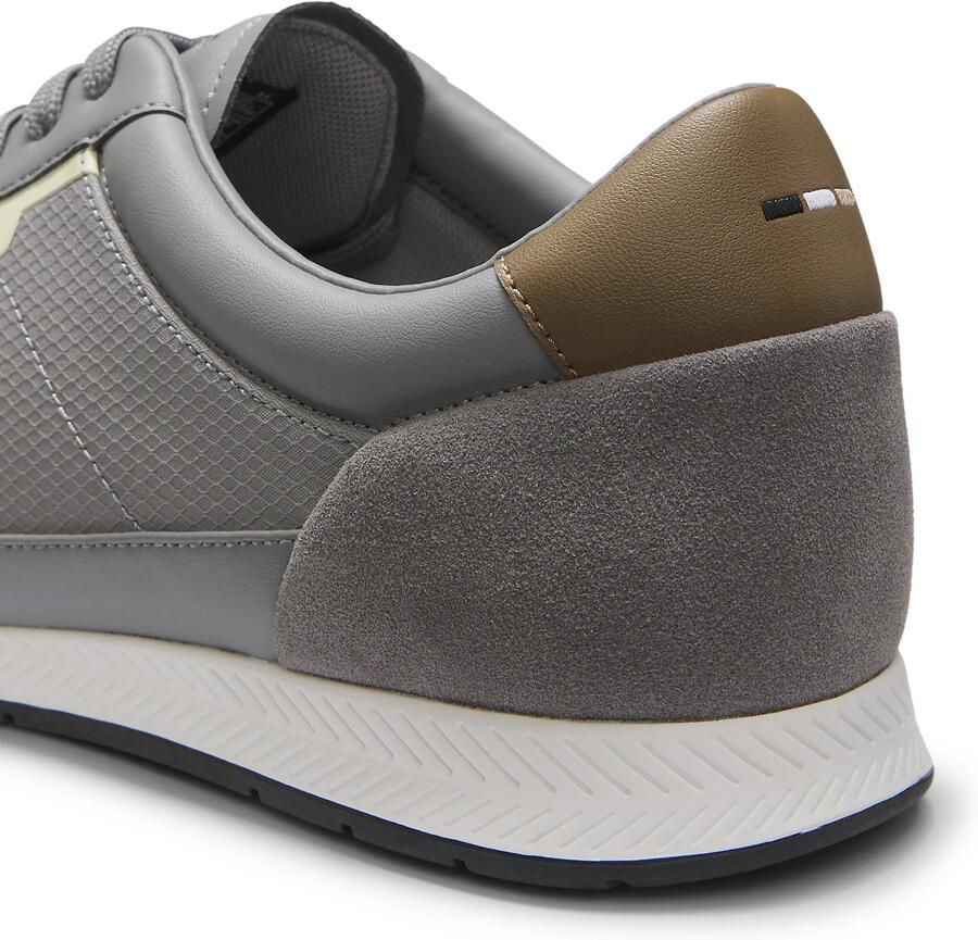 BOSS Sneakers laag 'Nitan' bruin grijs stone grey - Foto 2