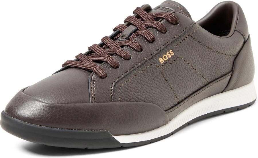 BOSS Sneakers laag 'Nitan' chocoladebruin