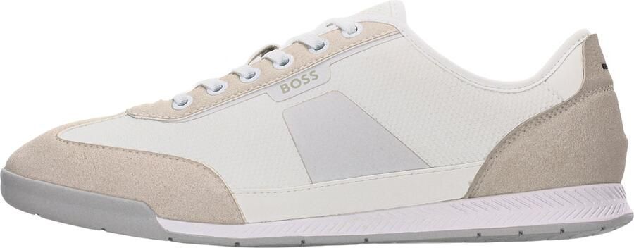 BOSS Sneakers laag 'Nitan' donkerbeige lichtgrijs wit - Foto 2