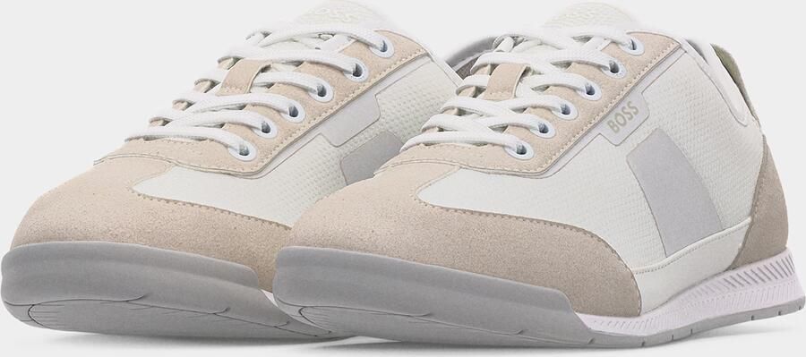 BOSS Sneakers laag 'Nitan' donkerbeige lichtgrijs wit - Foto 6