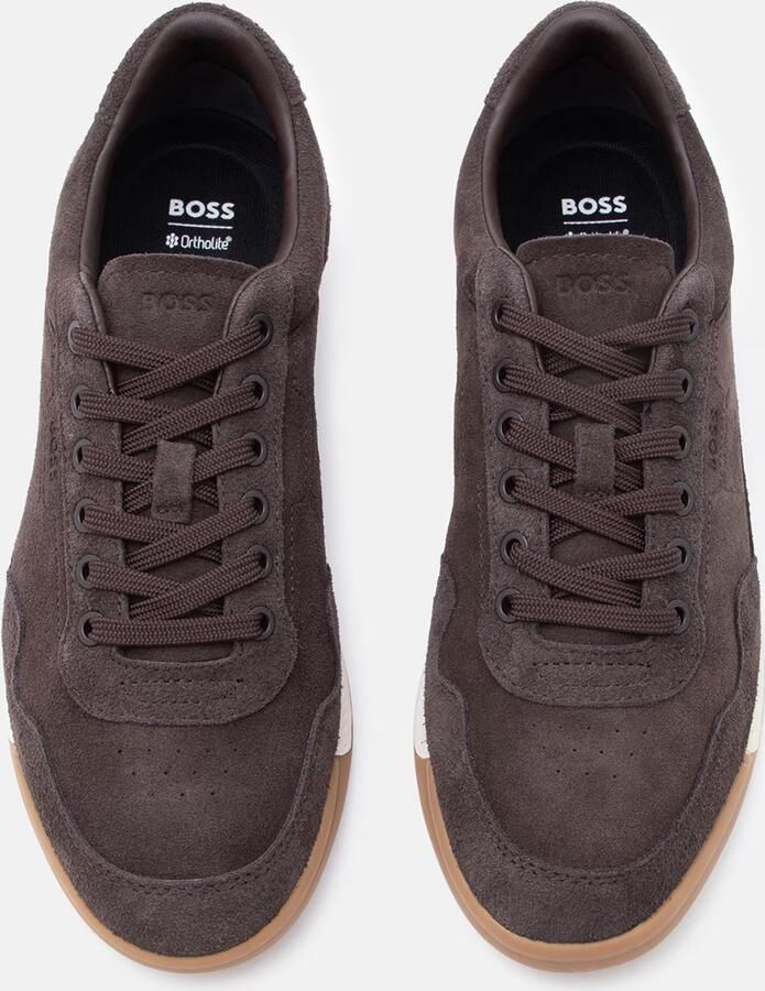 BOSS Sneakers laag 'Nitan' donkerbruin - Foto 3
