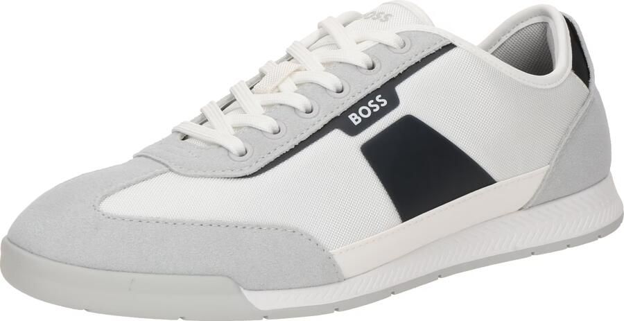 Boss Lage sneakers met applicaties in suèdelook model 'NITAN_LOWP_NYMITH' - Foto 6