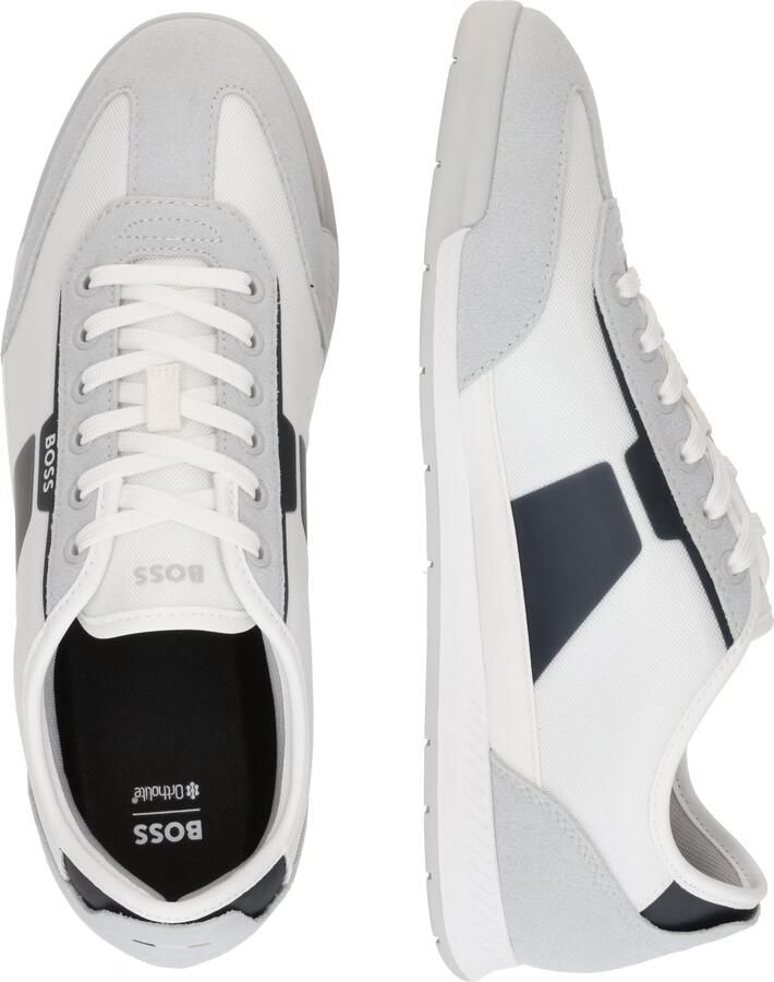 Boss Lage sneakers met applicaties in suèdelook model 'NITAN_LOWP_NYMITH' - Foto 7