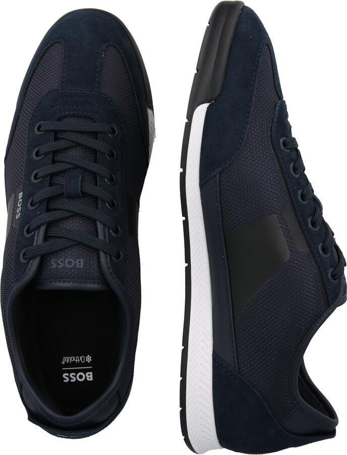 Boss low top sneakers met leer model 'Nitan' - Foto 4