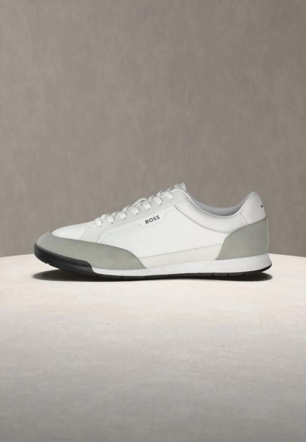 BOSS Sneakers laag 'Nitan' stone grey wit - Foto 4