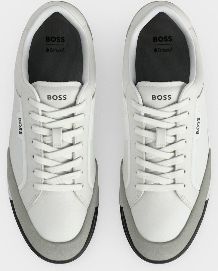 BOSS Sneakers laag 'Nitan' stone grey wit - Foto 3