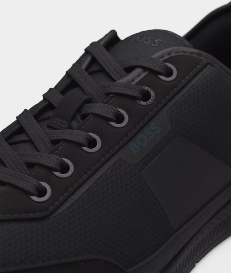 Hugo Boss Heren Sneakers Zwart 50563824 005 Nitan Lowp Txmx - Foto 3