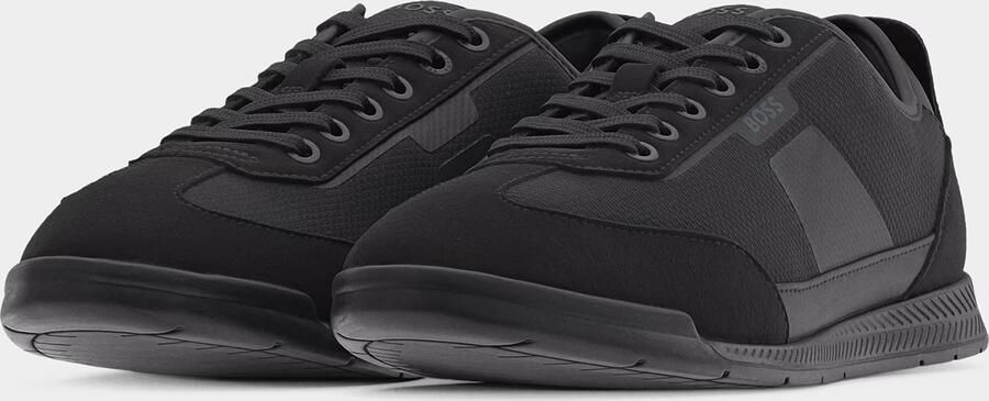 Hugo Boss Heren Sneakers Zwart 50563824 005 Nitan Lowp Txmx - Foto 5