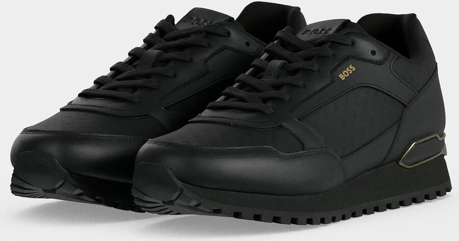 Boss Sneakers van echte leermix model 'PARKOUR-L_RUNN_NMNAL' - Foto 5