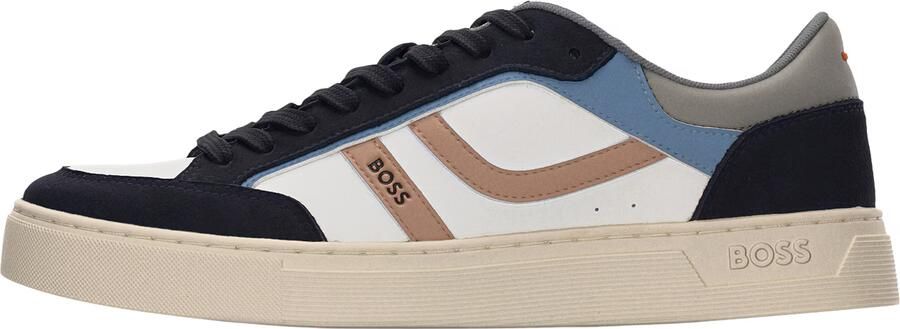 BOSS Sneakers laag 'Rhys_Tenn' marine blauw denim mokka wolwit - Foto 7