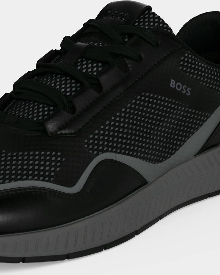 BOSS Sneakers laag 'Titanium' grijs zwart - Foto 3