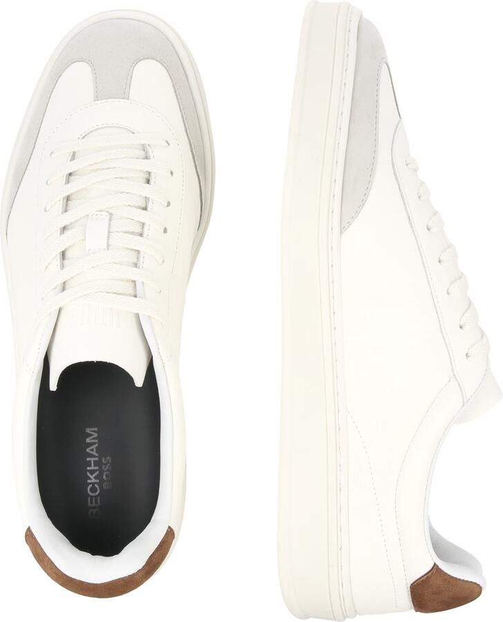 BOSS Sneakers laag 'Zarek' bruin grijs wit - Foto 4