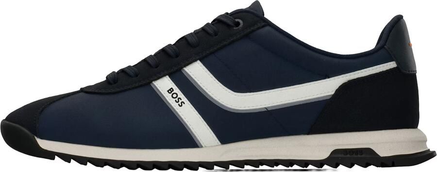 Boss Orange Lage sneakers met details in suèdelook model 'ZAYN'