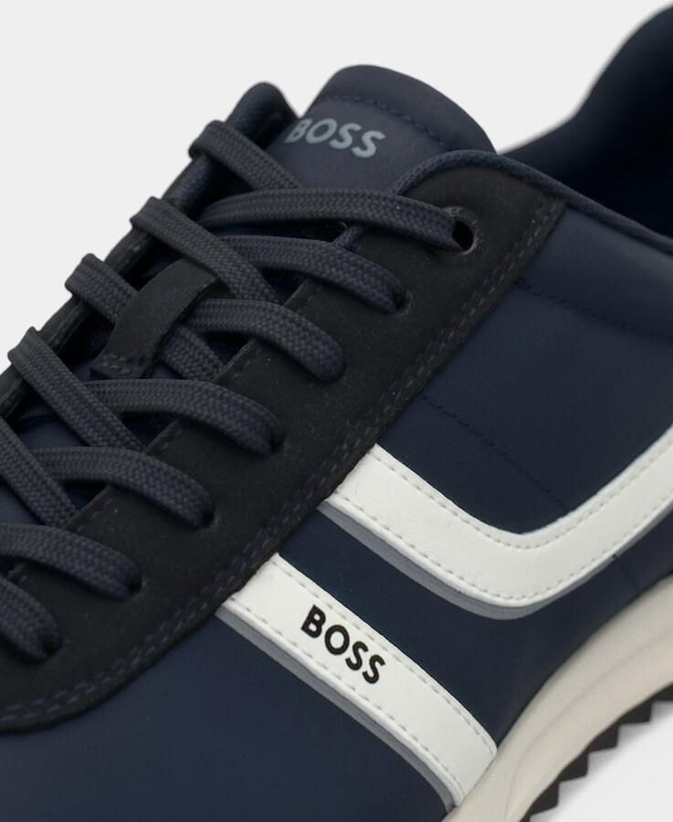 Boss Orange Lage sneakers met details in suèdelook model 'ZAYN' - Foto 2