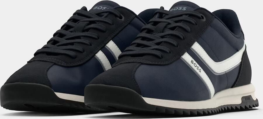Boss Orange Lage sneakers met details in suèdelook model 'ZAYN' - Foto 5