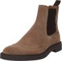 BOSS Chelsea Boots Heren Calev_cheb Maat: 45 Materiaal: Suède Kleur: Beige - Thumbnail 5