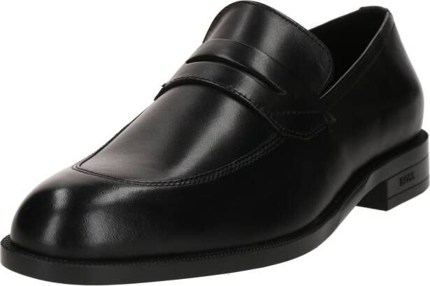 Boss Leren loafers met labeldetails model 'Tayil'