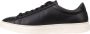 Boss Zwarte Leren Sneakers met Kenmerkende Stiksels - Thumbnail 2
