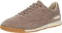 Hugo Boss Iconische leren sneakers met contrasterende details Brown Heren - Thumbnail 3