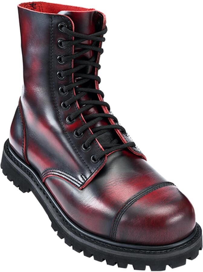 Brandit Rub Off Phantom 10 Eye Veterlaars 47 Shoes Bordeaux rood Rood
