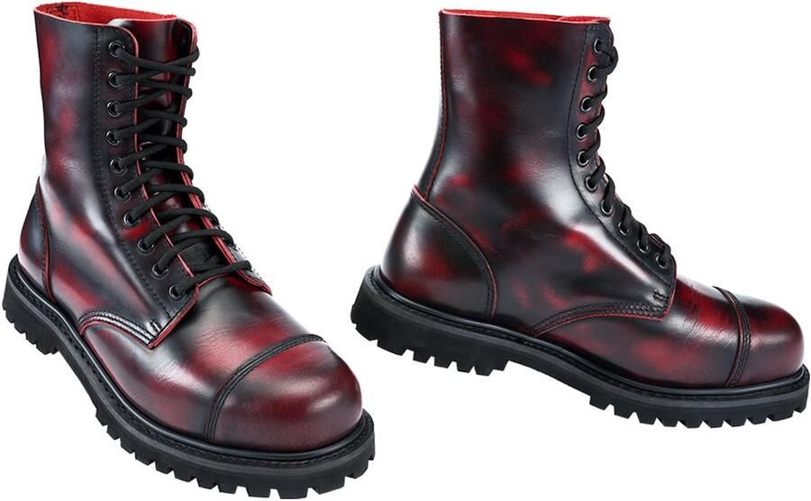 Brandit Rub Off Phantom 10 Eye Veterlaars 47 Shoes Bordeaux rood Rood - Foto 5