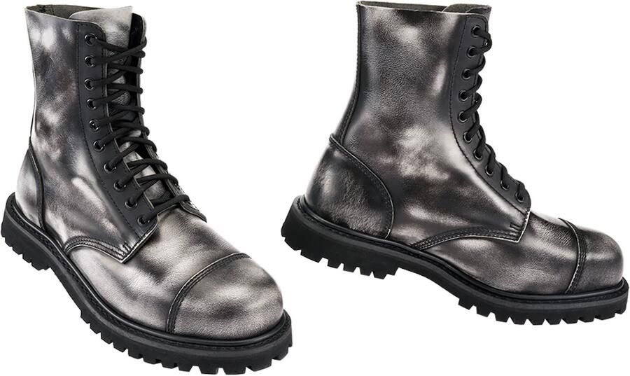 Brandit Rub Off Phantom 10 Eye Veterlaars 47 Shoes Zwart Grijs - Foto 4