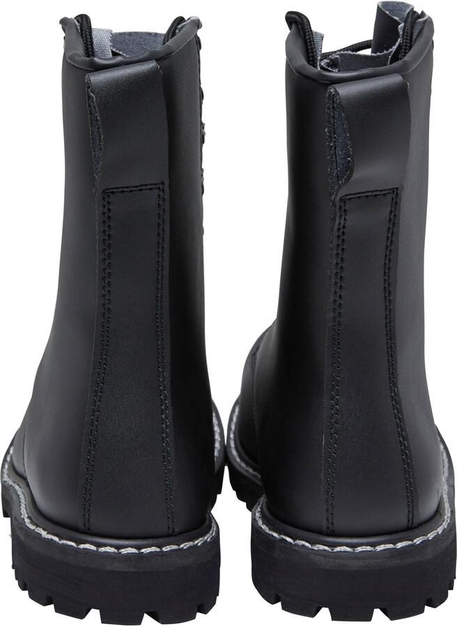 Merkloos Sans marque Brandit Springstiefel Combat Para Boots Zwart leren legerkisten met stalen neuzen - Foto 4
